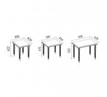 Журнальный столик 3 в 1 Gravita (Гравита) GRAV-52