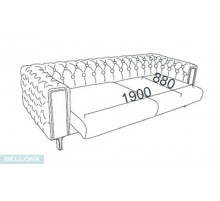 Трехместный диван Монтего MONT-02 Трехместный диван Монтего MONT-02