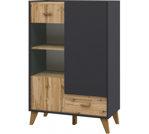 Гостиная Сканди 3 графит