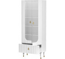 Шкаф-витрина Лоренсо МН-043-25 белый Шкаф-витрина Лоренсо МН-043-25 белый