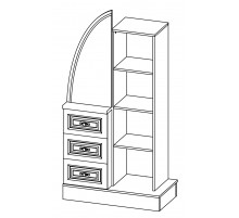 Комбинированный шкаф Василиса СП-001-10П Комбинированный шкаф Василиса СП-001-10П