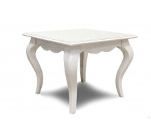 Стол журнальный Оскар ММ-210-20/01 (белая эмаль+пт)