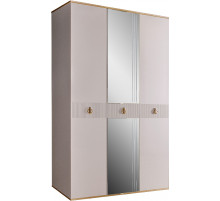 Трехстворчатый шкаф для одежды с зеркалом Rimini Solo РМШ1/3 (s) (слоновая кость) Трехстворчатый шкаф для одежды с зеркалом Rimini Solo РМШ1/3 (s) (слоновая кость)