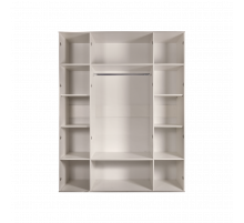 Четырехстворчатый шкаф для одежды с зеркалом и ящиками Богемия Фарфале (Bogemia Farfalle) БМШ1/41 (Fа)