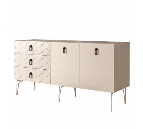 Комод для гостиной Богемия Фарфале (Bogemia Farfalle) БМКМ-4(Fa)